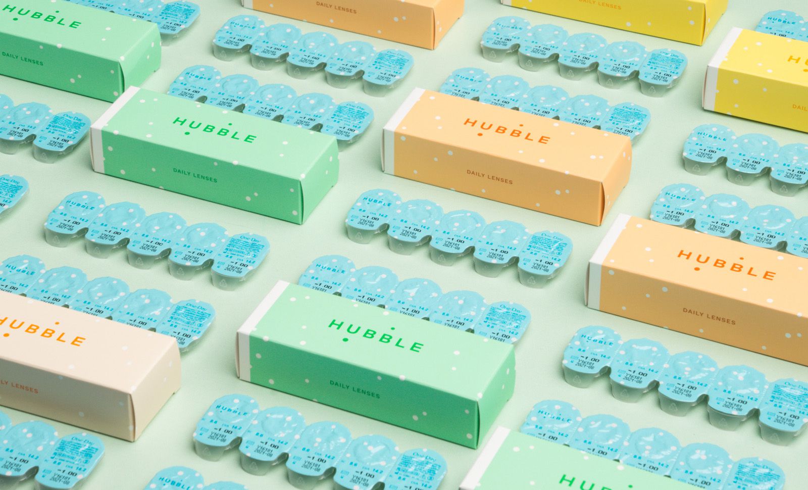Hubble contact lenses Packs of Hubble contact lenses
