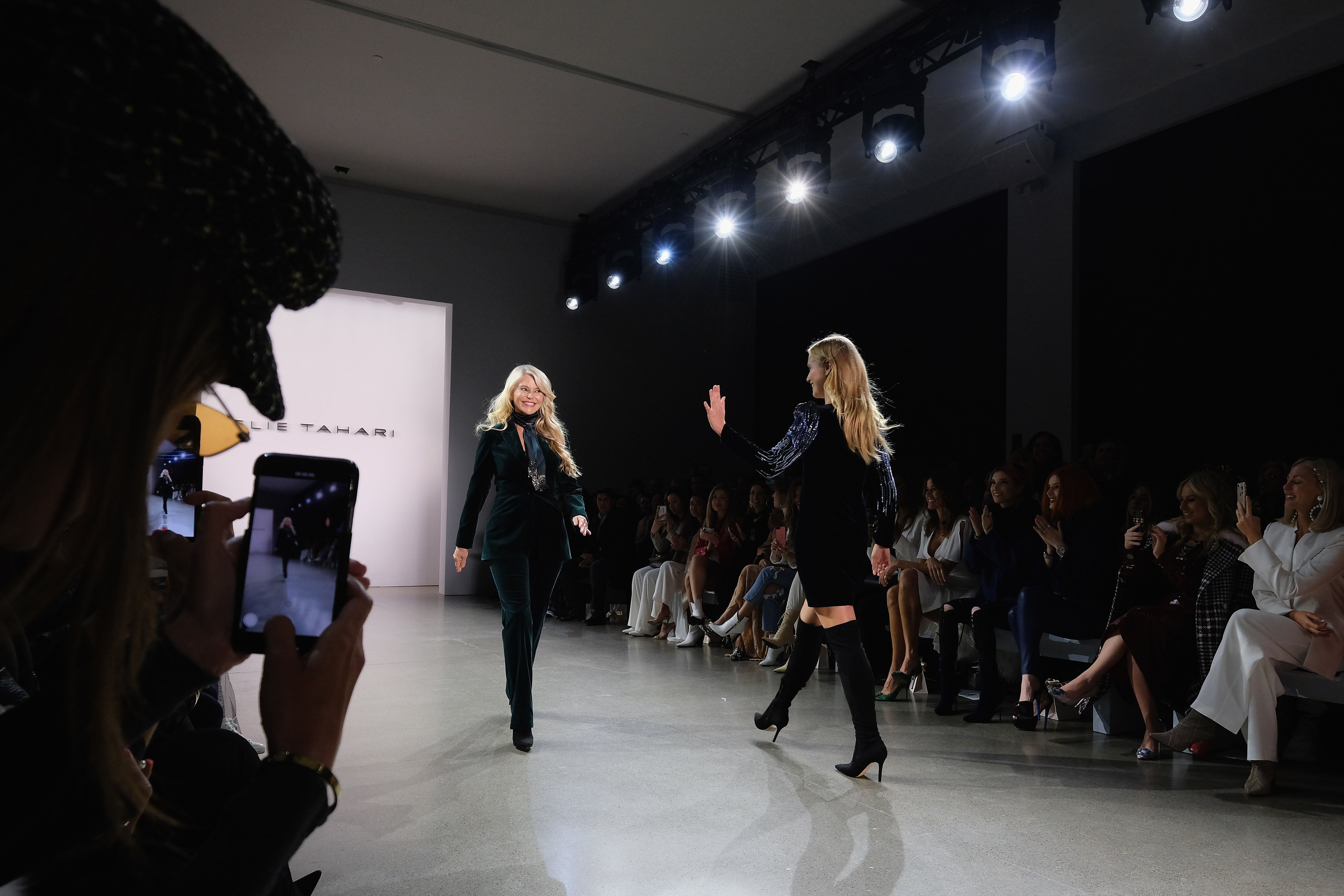 Christie Brinkley and Sailor Brinkley Cook at Elie Tahari