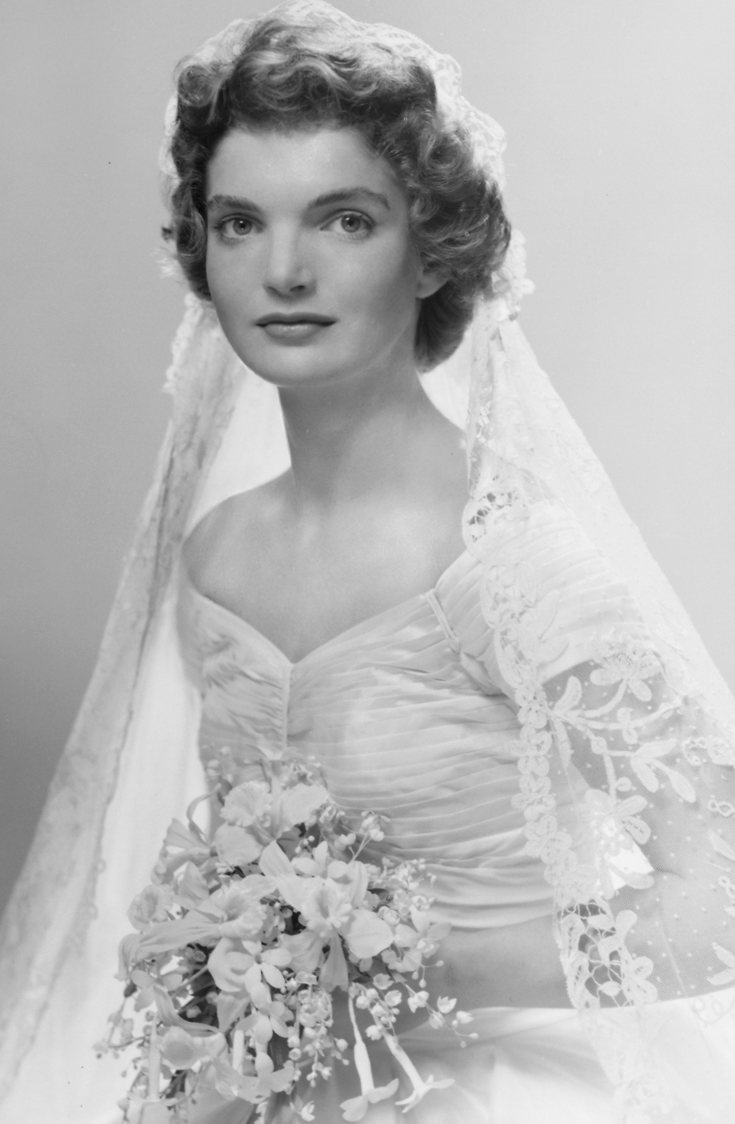 Jackie Kennedy Wedding Portrait Jackie Kennedy Wedding Portrait
