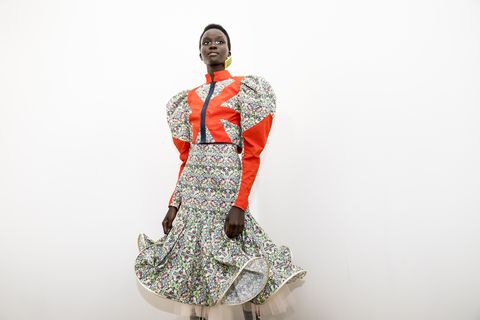 Matty Bovan - Backstage - LFW September 2019 Matty Bovan - Backstage - LFW September 2019