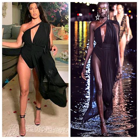 Kourtney Kardashian- SaintLaurent SS20 Kourtney Kardashian- SaintLaurent SS20