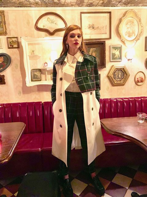 Duncan Plaid Trench Coat Duncan Plaid Trench Coat