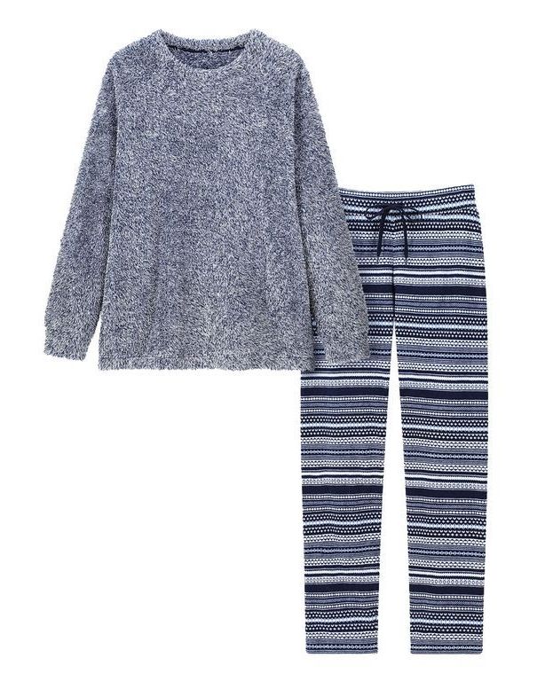 Fleece Long-Sleeve Set 