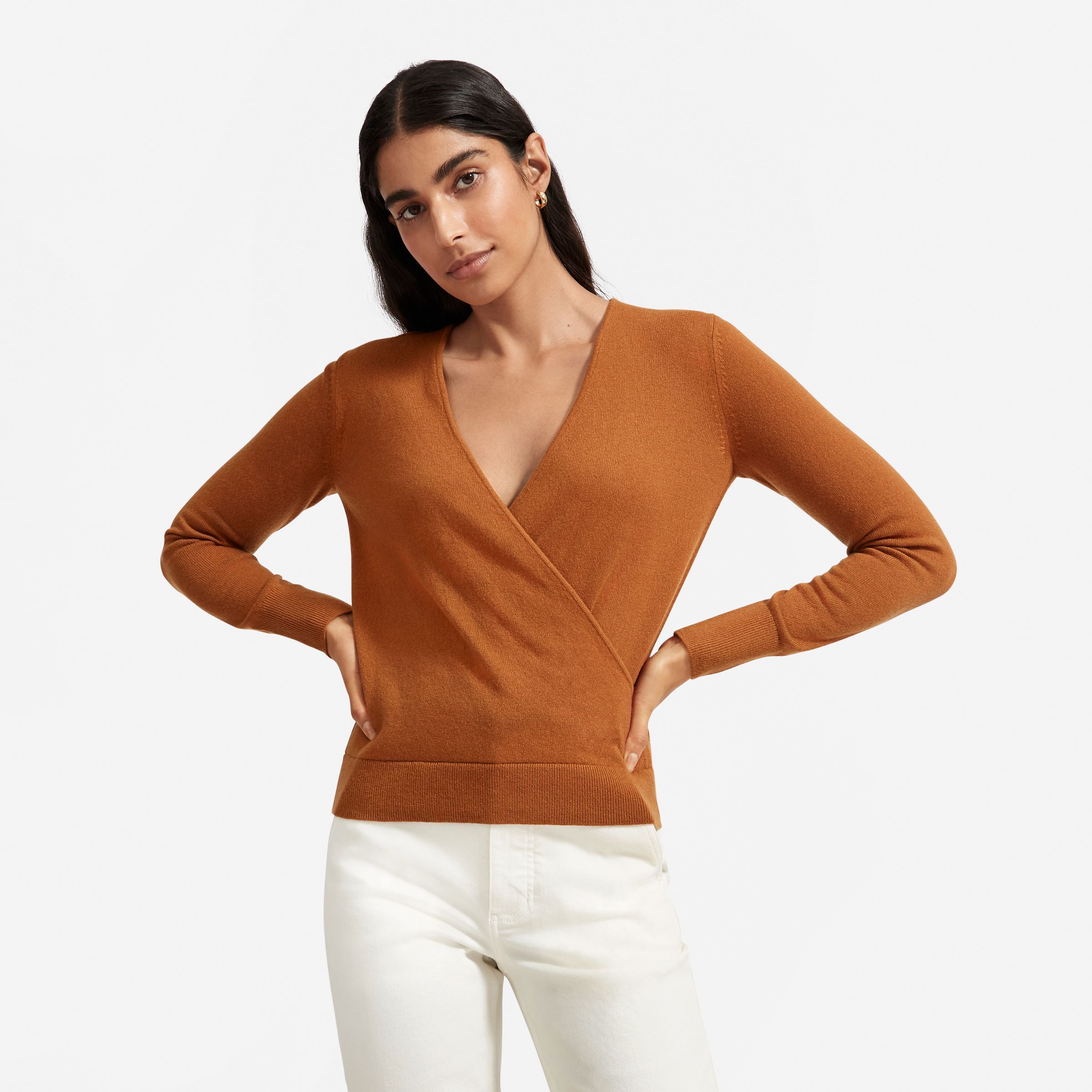 The Cashmere Wrap Sweater