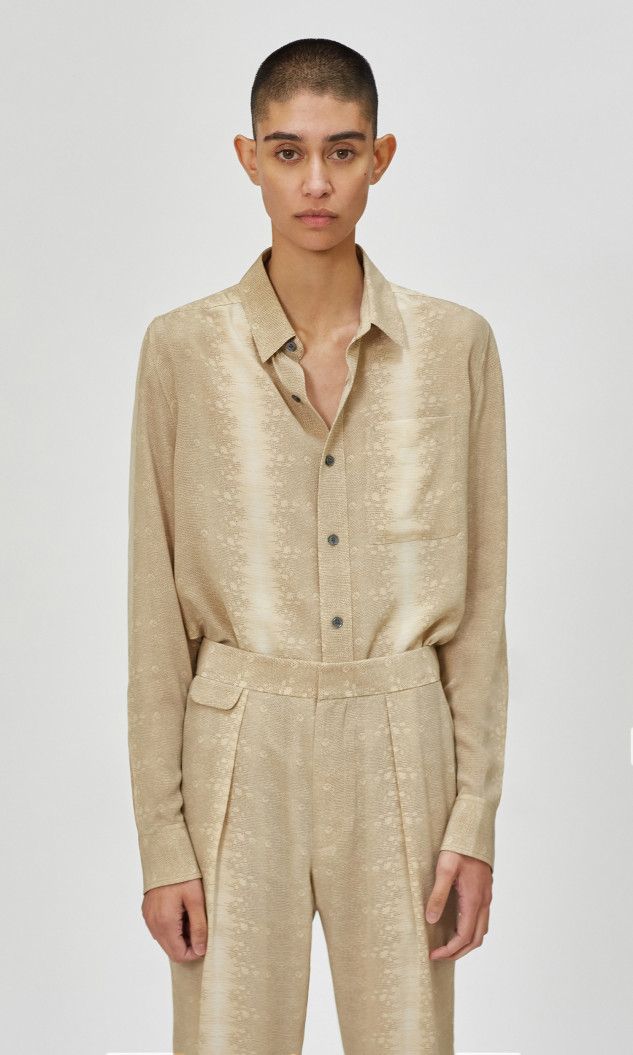 Slim Fit Silk Shirt Slim Fit Silk Shirt