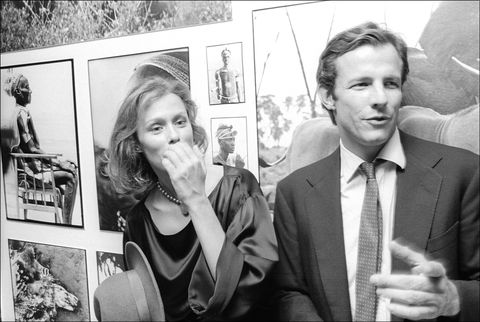 Peter Beard & Lauren Hutton At The Opening Of His Exhibition Peter Beard & Lauren Hutton At The Opening Of His Exhibition