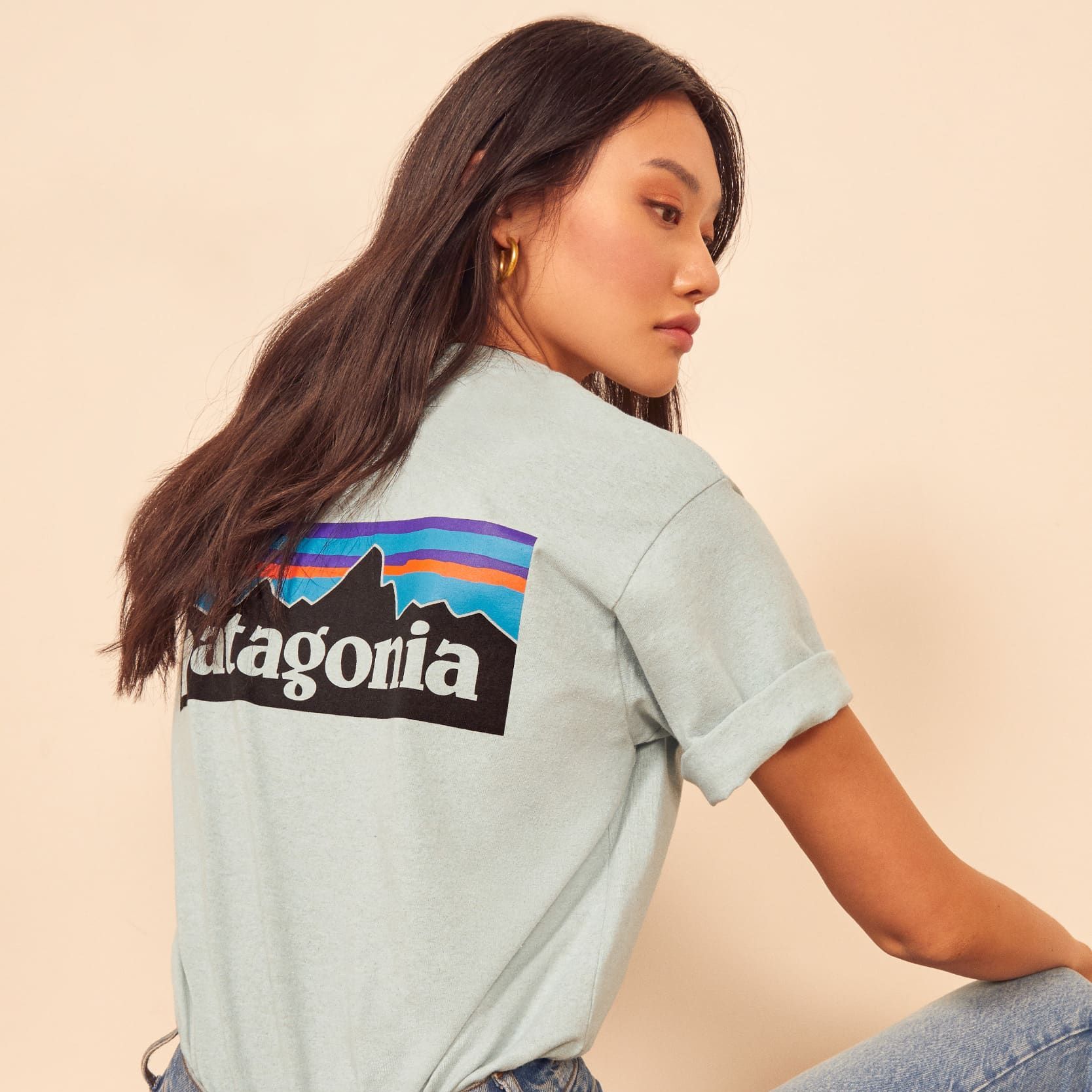 Patagonia Men'S P-6 Logo Responsibili-Tee Patagonia Men'S P-6 Logo Responsibili-Tee