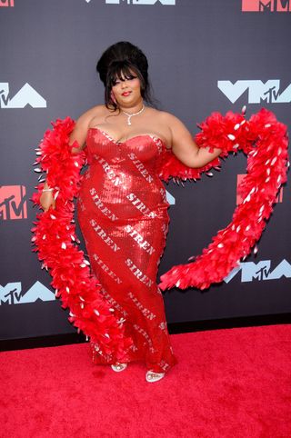 lizzo melissa viviane jefferson attends the 2019 mtv video