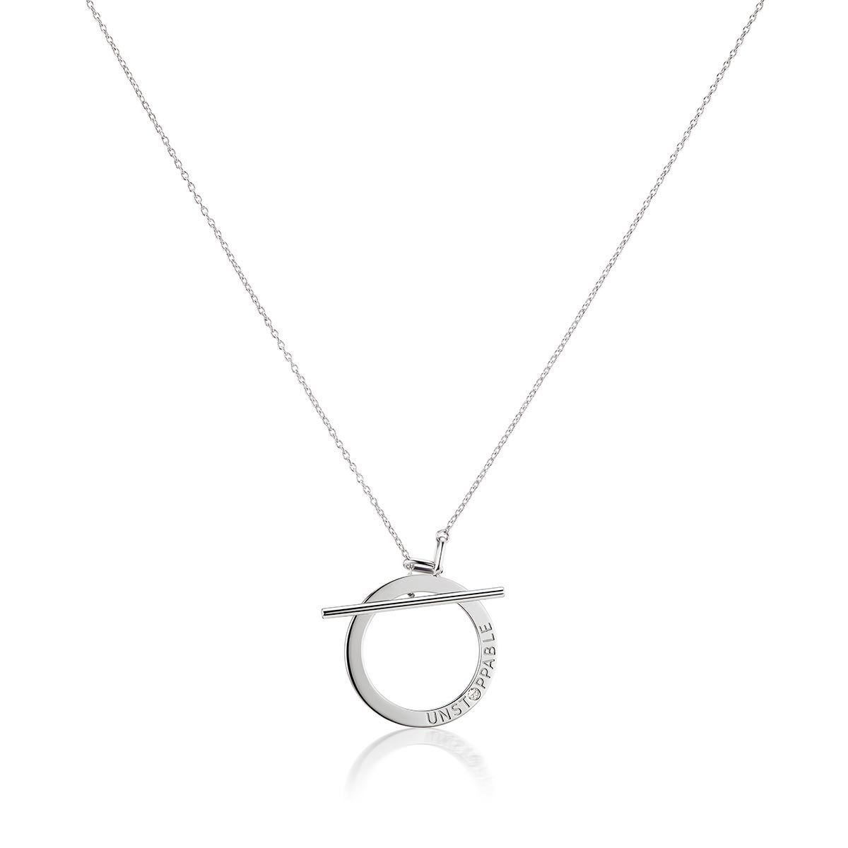 Unstoppable Diamond Toggle Necklace