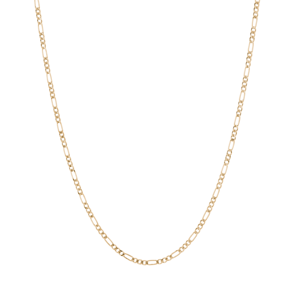 Medium Gold Figaro Chain Necklace