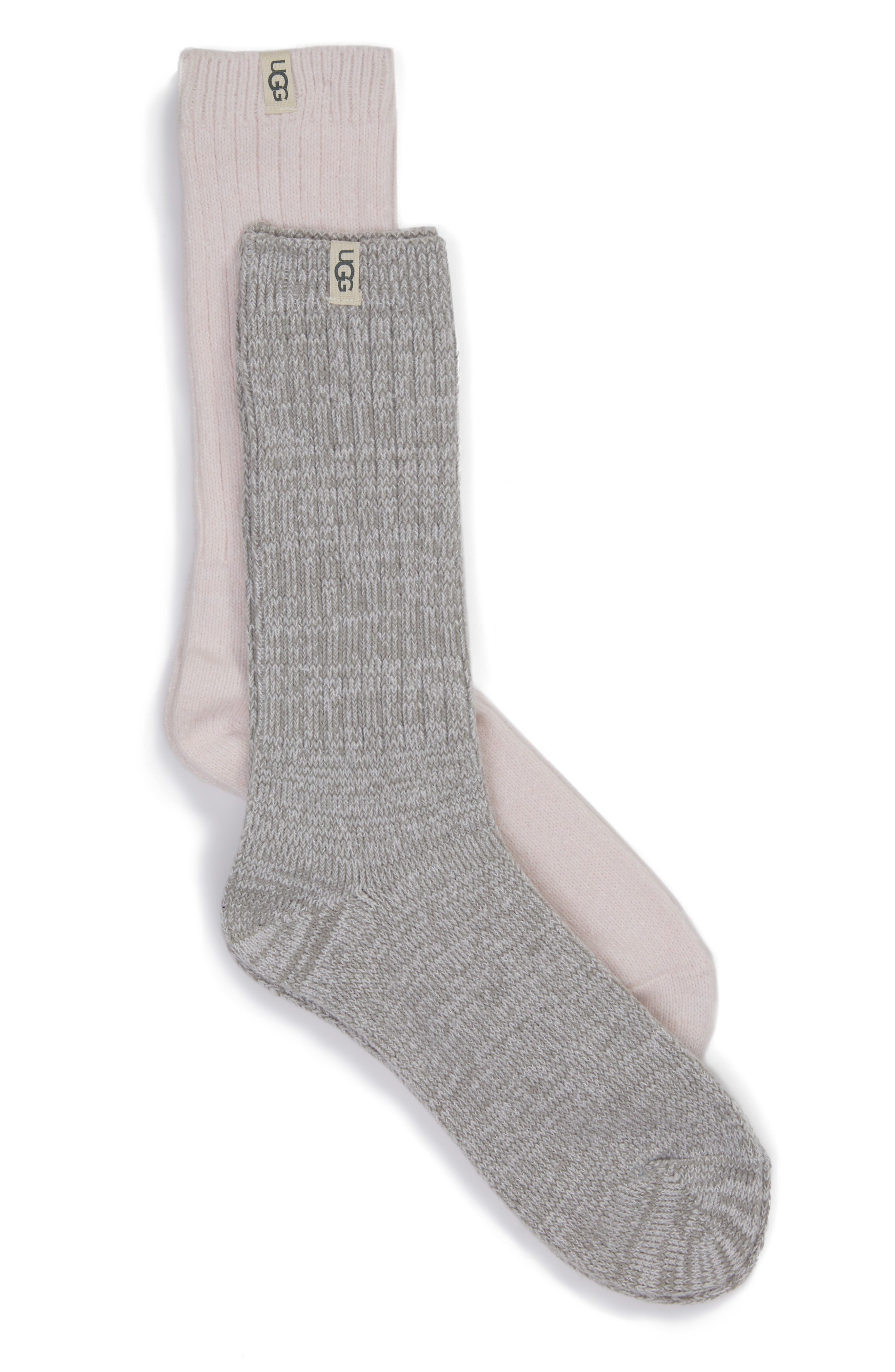 2-Pack Slouchy Ribbed Crew Socks 2-Pack Slouchy Ribbed Crew Socks