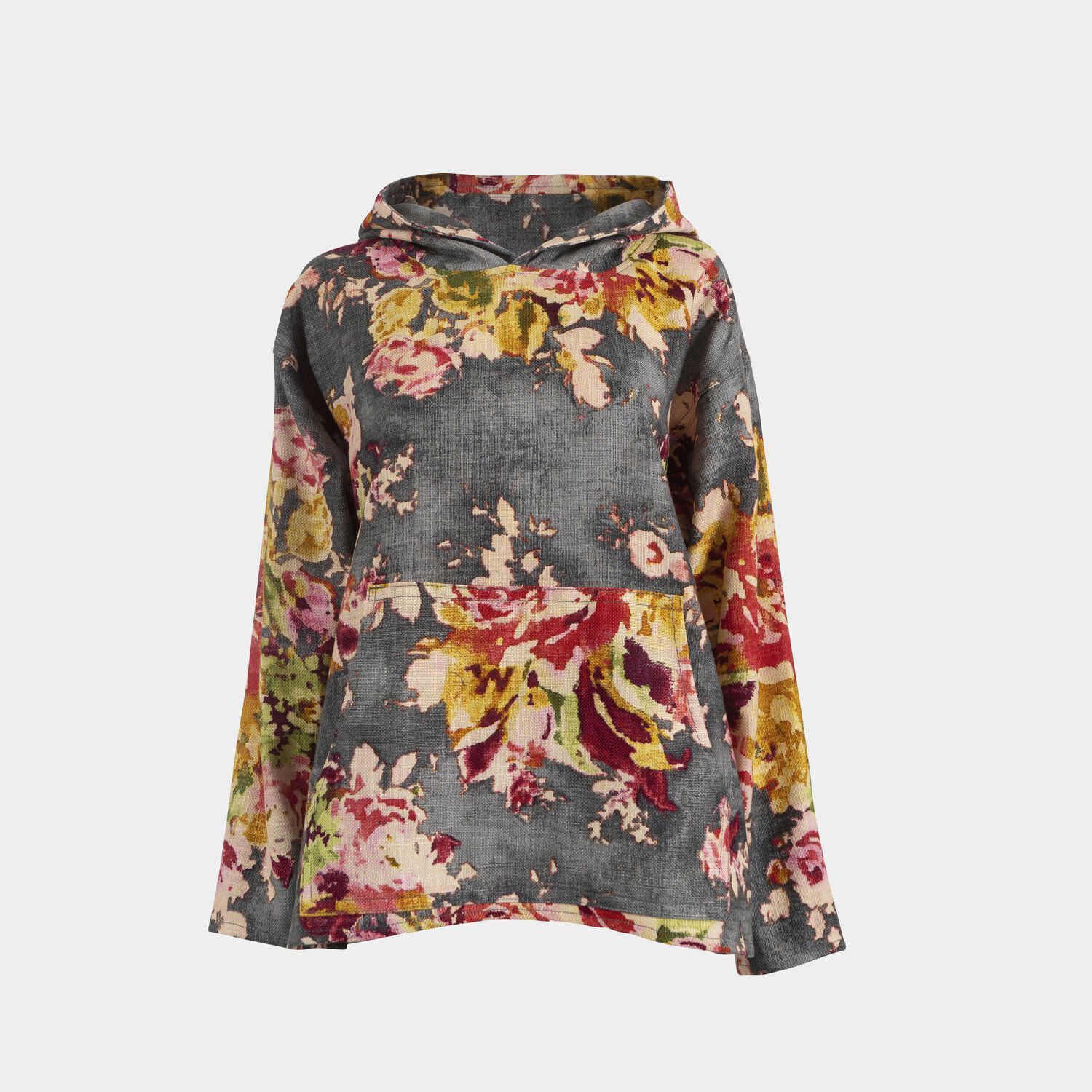 Charcoal Floral Hoody (Exclusive) Charcoal Floral Hoody (Exclusive)