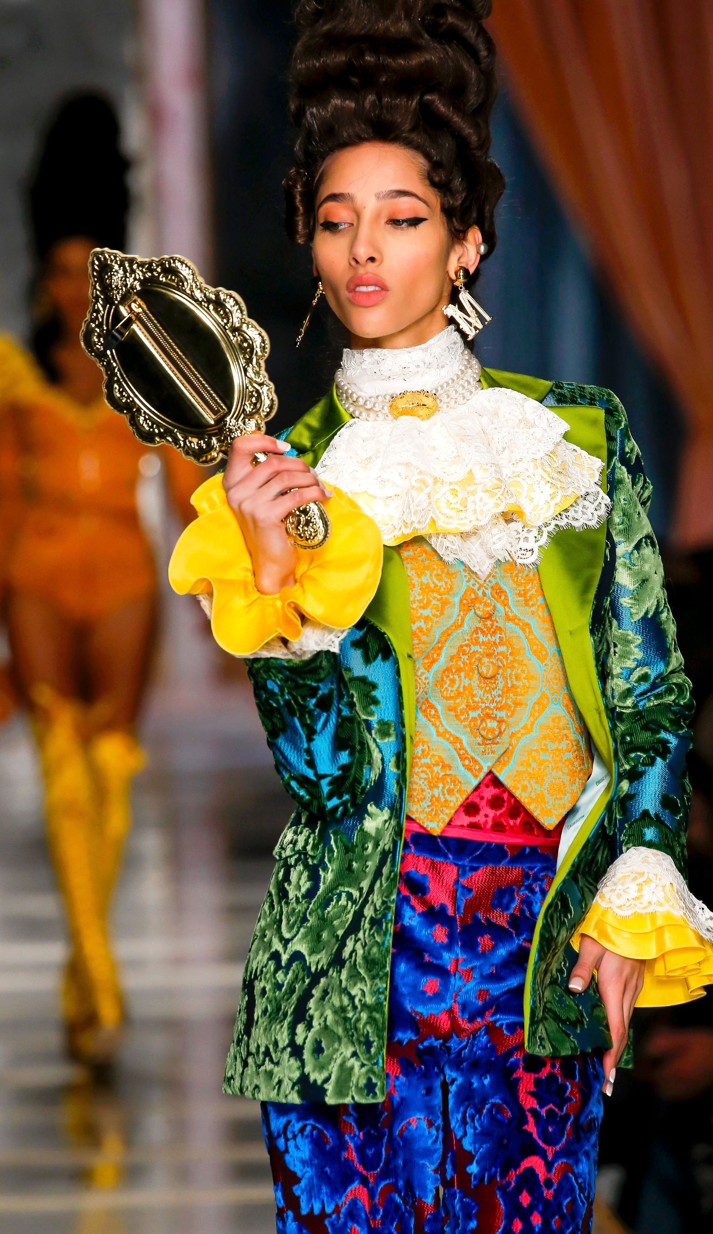 a look from moschino fall 2020