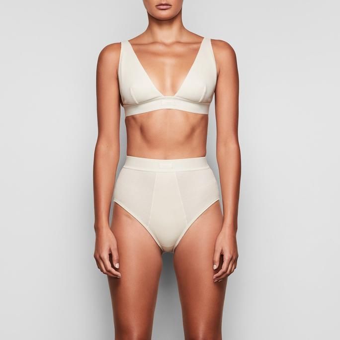 Cotton Plunge Bralette Cotton Plunge Bralette