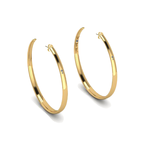 Limited Edition: 3" Gold HOOPS Limited Edition: 3" Gold HOOPS