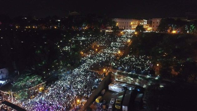 Святослав Вакарчук сделал совместное фото с лидером российской группы «Аквариум»