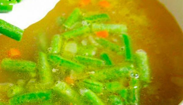 Куриный-суп-с-зеленой-фасолью Куриный суп