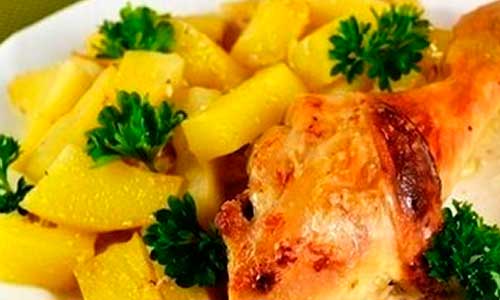 Курица-отварная-с-картофелем отварная с картофелем