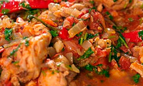 Чахохбили-из-кур из кур