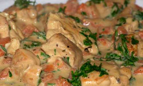 Фрикассе-из-цыплят Фрикассе