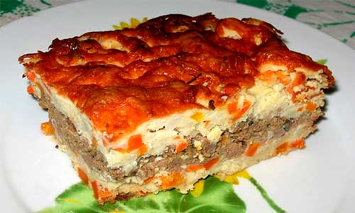 запеканка с потрохами