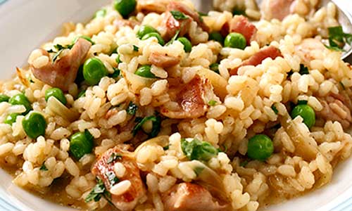 Ризотто-из-птицы-с-яблоками-и-сыром Ризотто из птицы с яблоками