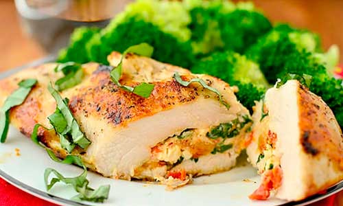 Цыплячьи-грудки,-фаршированные-мозгами Цыплячьи грудки,