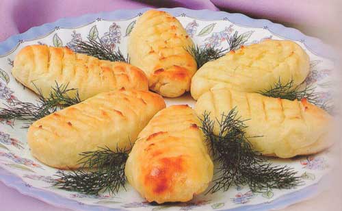 Картофельные пирожки с грибами