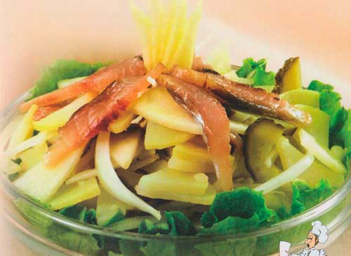 Салат картофельный с сельдью картофельный с сельдью