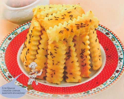 Солёные картофельные палочки