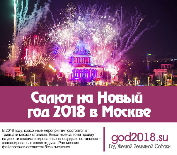 Где смотреть салют на Новый год 2018 в Москве свежий материал. Подробные данные на 29.01.2018 г.