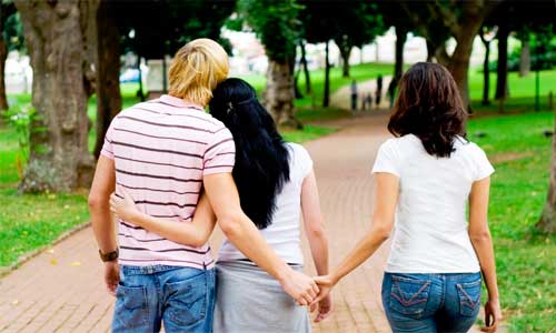 в жизни с любовными треугольниками