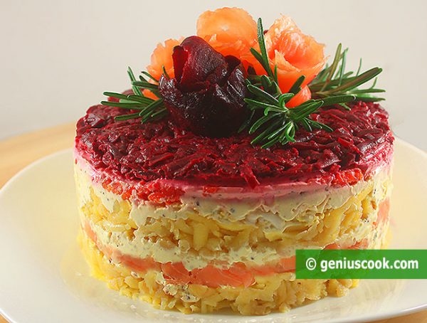 Салат Шуба с Лососем