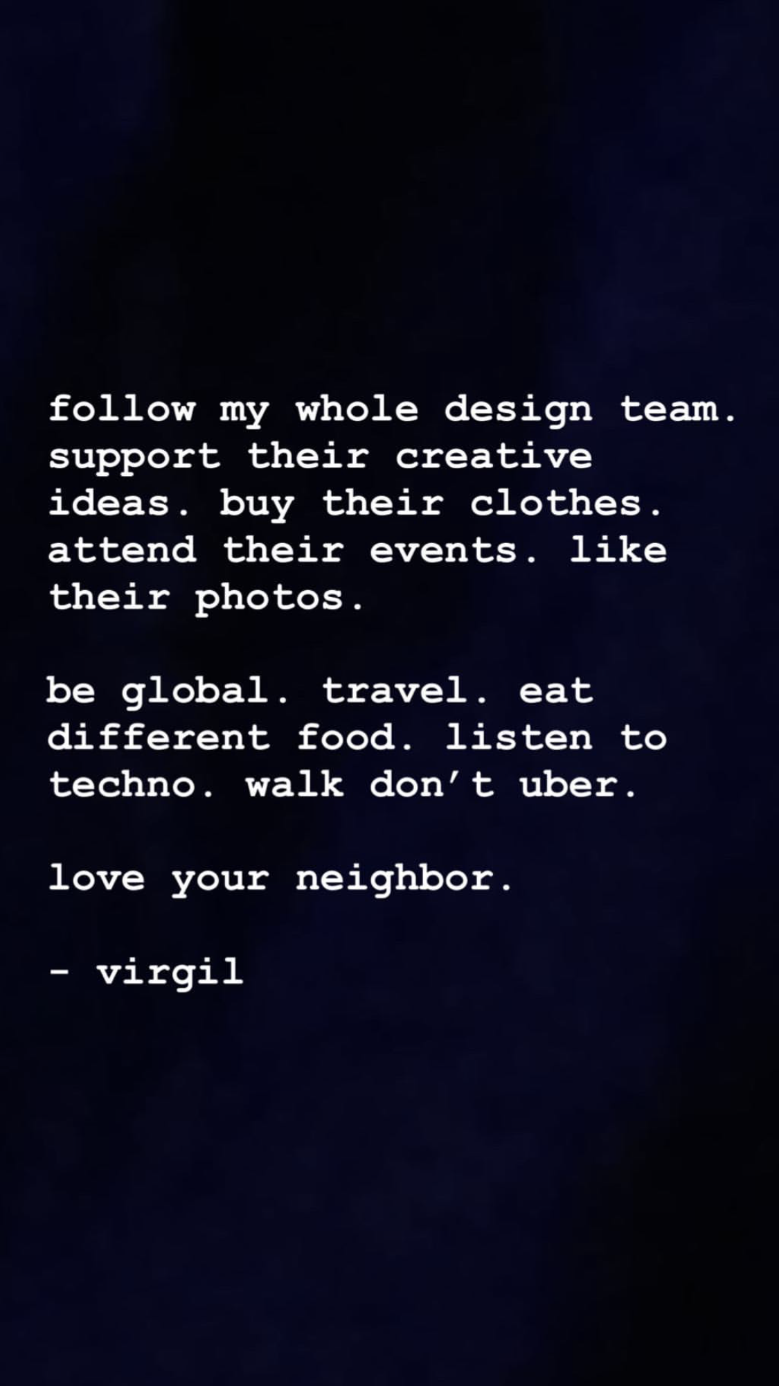 Вергилий Abloh реагирует на белого отсутствие разнообразия критику