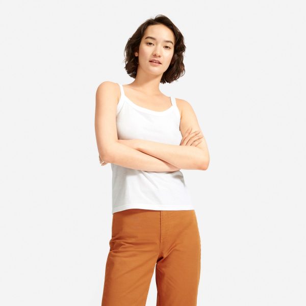 Everlane вернуть бретельках безрукавка