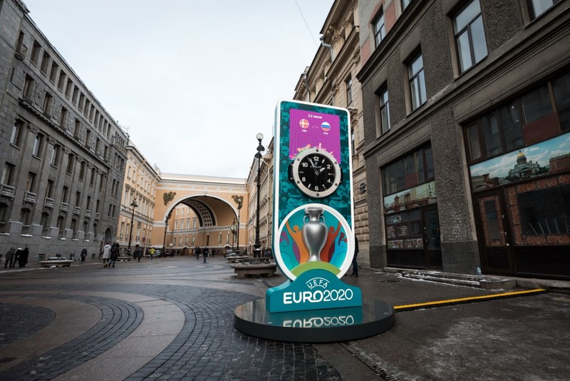 Hublot установили часы для обратного отсчета до чемпионата Европы по футболу 2020