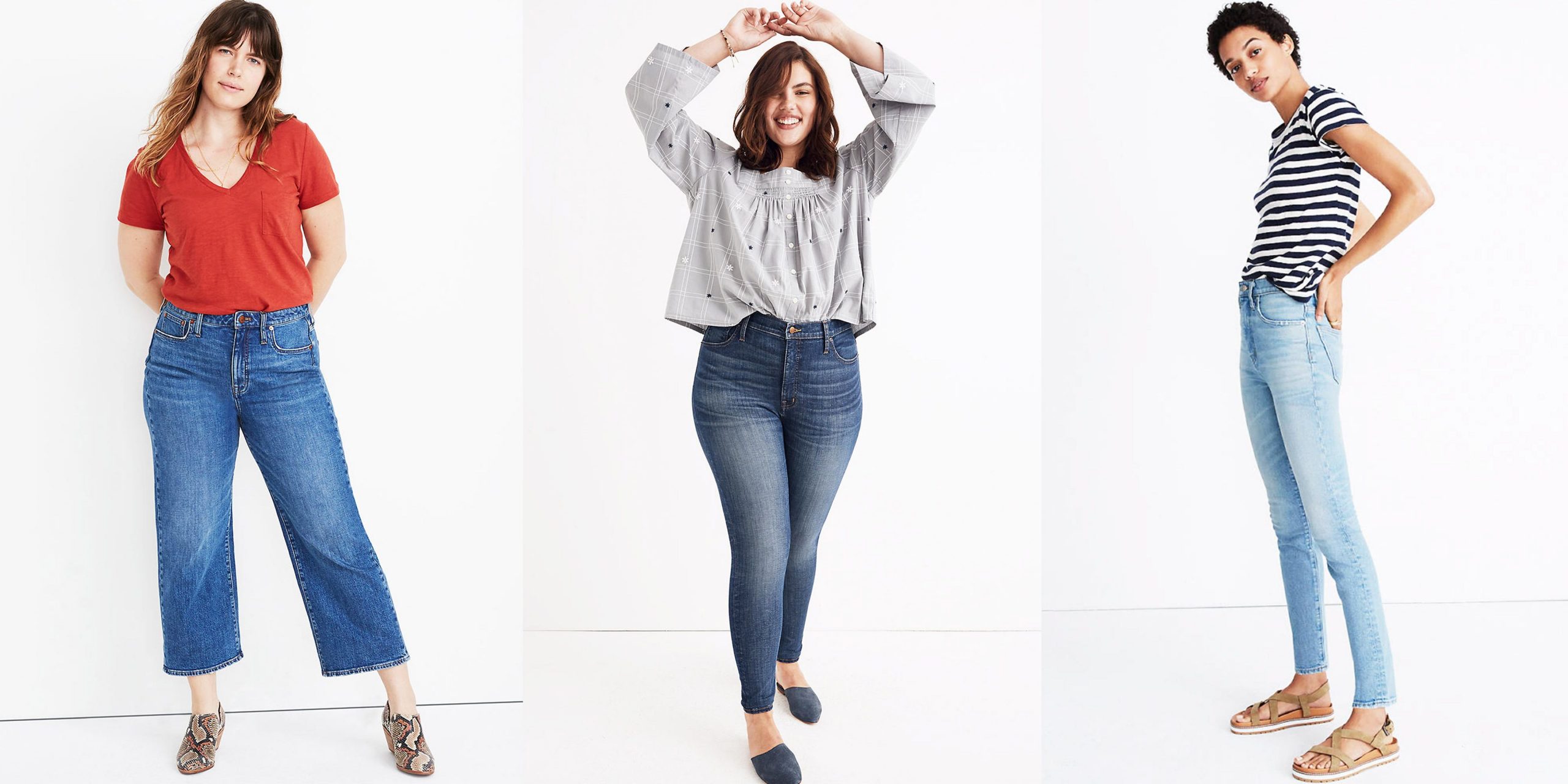 От Madewell джинсы продаются по цене от 75 $