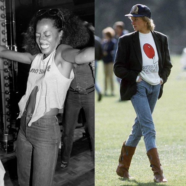 47 старинные фотографии наших любимых икон, одетые в джинсовые