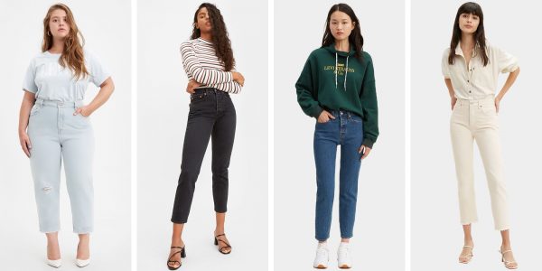 Массовая распродажа в levi’S включает в себя знаковых мам джинсы, натягиваю подходит, и более
