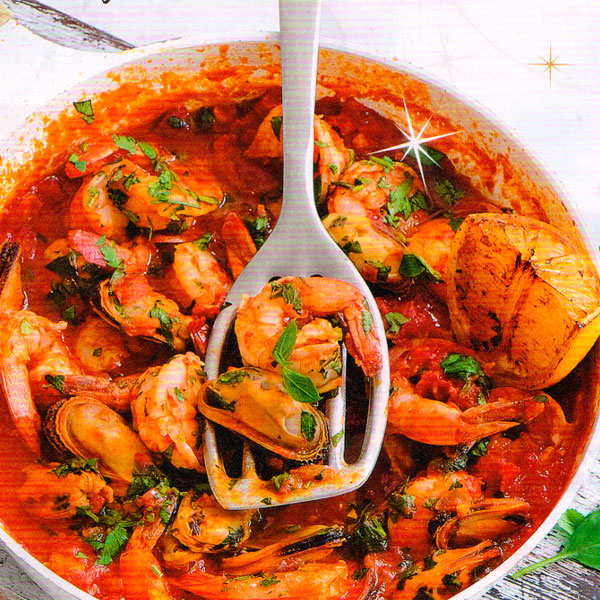 КРЕВЕТКИ-И-МИДИИ-В-ПРЯНОМ-ТОМАТНОМ-СОУСЕ КРЕВЕТКИ И МИДИИ