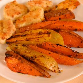 Куриные-наггетсы-с-запеченными-овощами Куриные-наггетсы