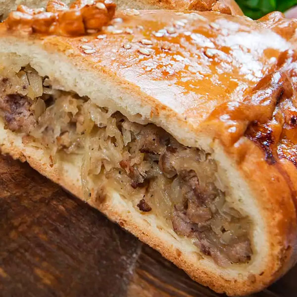 Рецепт дрожжевого пирога с мясом Рецепт-дрожжевого-пирога