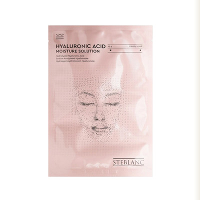 Тканевая маска для лица с гиалуроновой кислотой, Steblanc