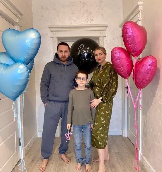 Юлия Романова с супругом и сыном