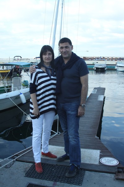 Сергей Пускепалис со своей супругой Еленой 