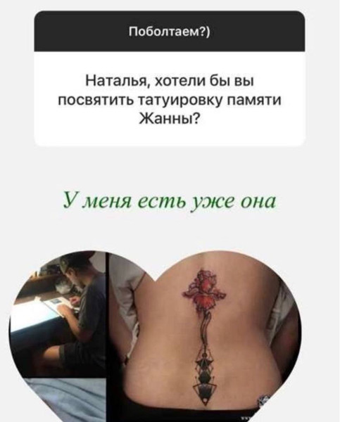 Навеки цветущая: Наталья Фриске сделала тату в память об умершей сестре — фото