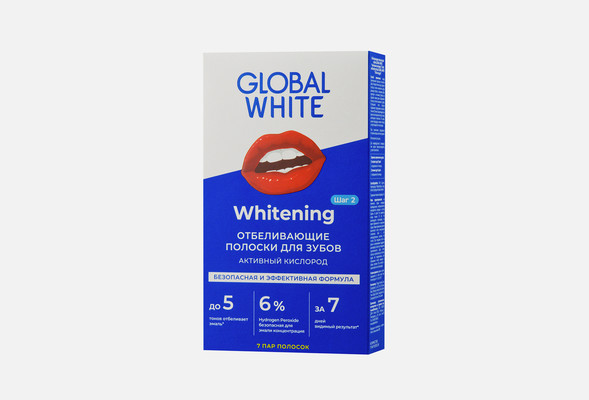 Полоски для отбеливания зубов, Global White