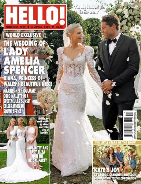Кейптаун, белые розы и сотни гостей: племянница принцессы Дианы Амелия Спенсер вышла замуж