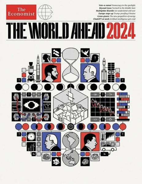 В обложке The Economist зашифровали предсказание — что ждет Россию в 2024 году