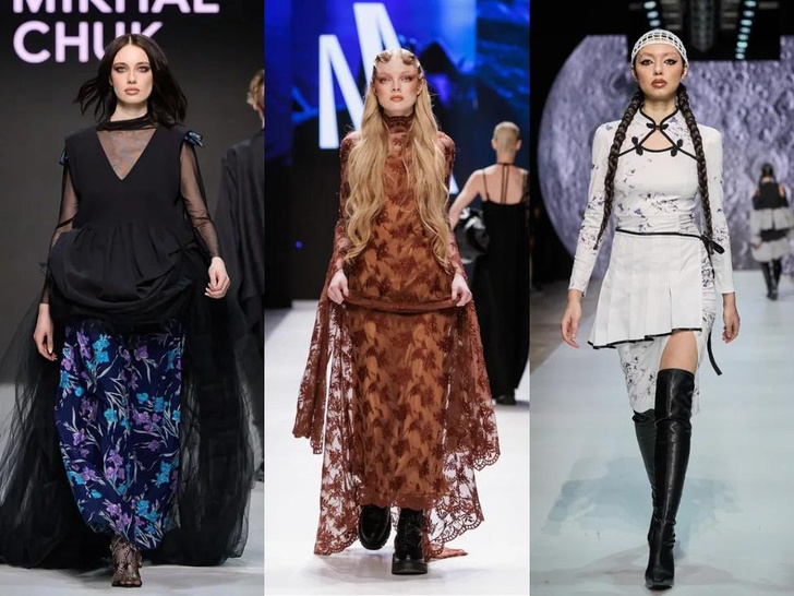 Изысканный ренессанс-кор или дерзкий гранж — главные тренды с Московской недели моды